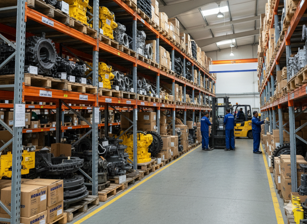 لوازم بیل کوماتسو در تراک کوماتسو