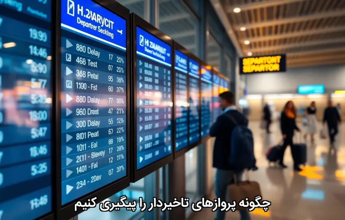 چگونه پروازهای تاخیردار را پیگیری کنیم