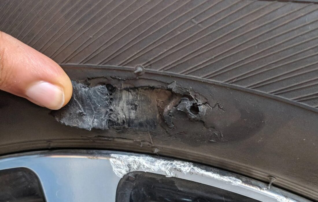 خطر لاستیک سیم زده؛ تهدیدی پنهان برای ایمنی خودرو