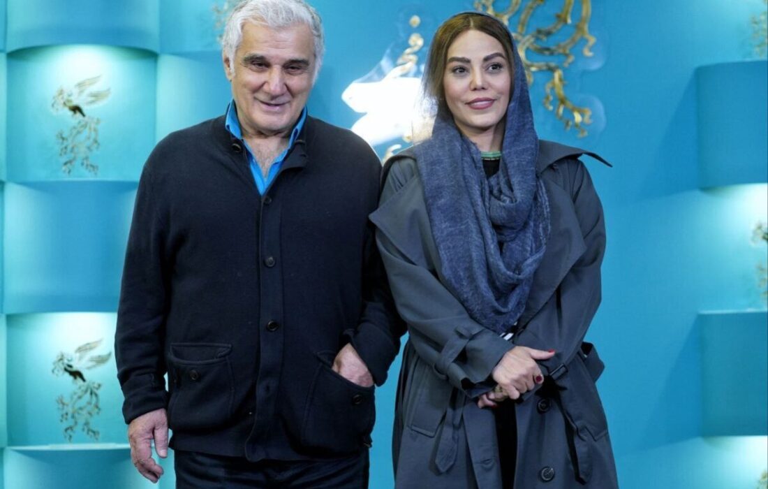 استایل اروپایی مهدی هاشمی و همسر جوانش در یک مراسم+ عکس