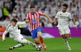 باخت ۰-۳ اتلتیک مقابل رئال مادرید/ درخشش پایان‌ناپذیر امباپه در ورزشگاه سن مامس
