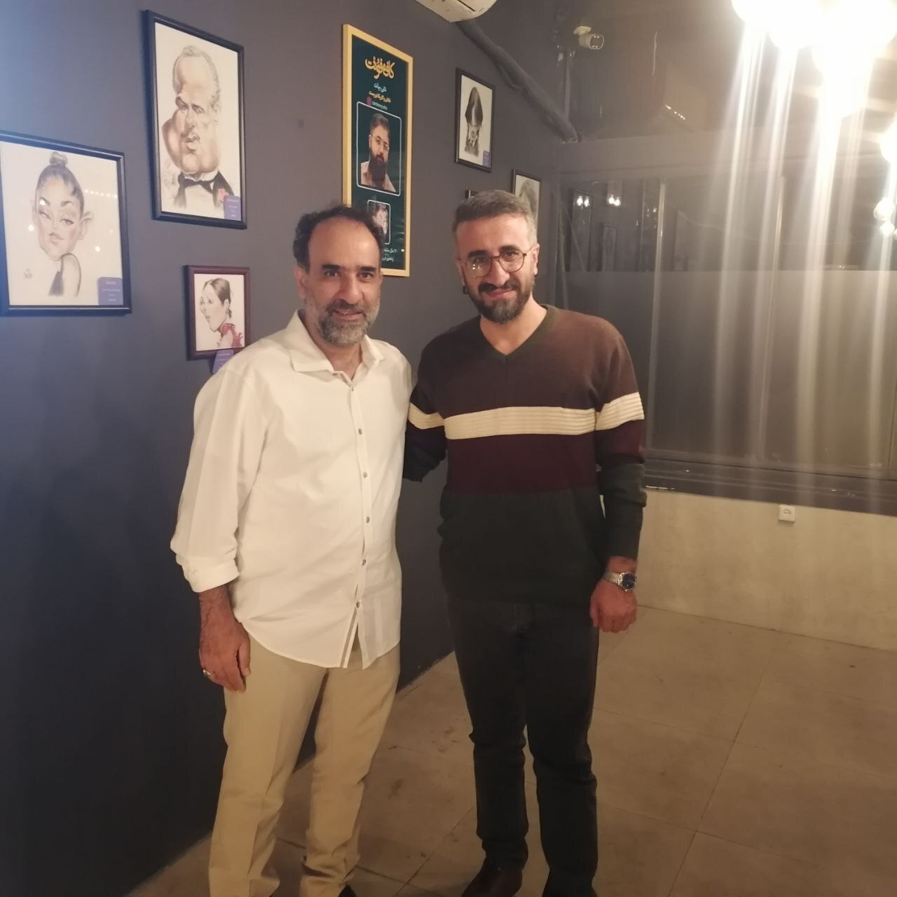 تصویر دیده نشده از رضا امیرخانی ساعاتی قبل از آخرین پروازش تصویر دیده نشده از رضا امیرخانی ساعاتی قبل از آخرین پروازش