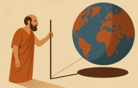 محاسبه دقیق محیط زمین با یک تکه چوب در ۲۴۰۰ سال پیش