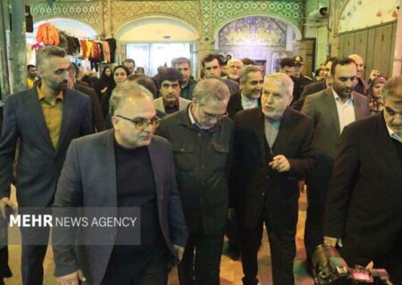 بازدید وزیر میراث فرهنگی از طرح بازارچه سمنان