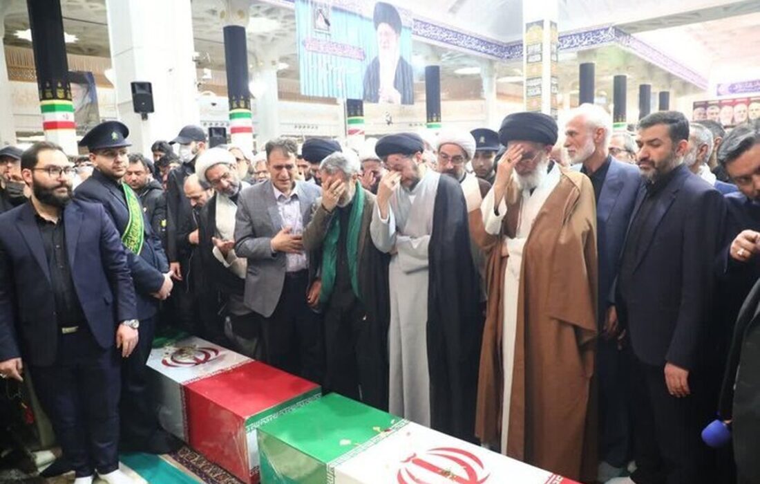 پیکر وزیر اطلاعات در قم تشییع شد / بدرقه مردم پس از نماز عید فطر