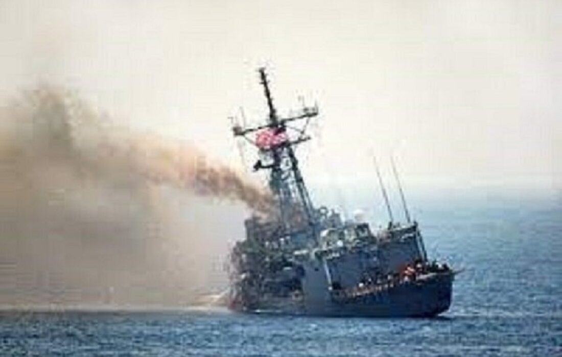 آتش‌سوزی در یکی از ناو‌های آمریکا