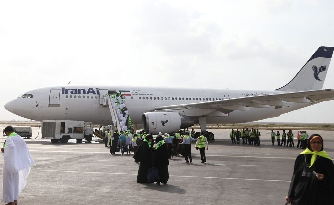 انجام ۱۲ پرواز حج تمتع در سه روز نخست اعزام زائران ۱۴۰۵