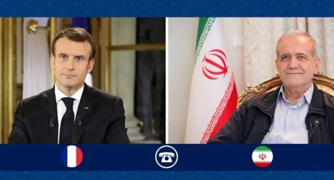 تاکید پزشکیان بر ضرورت آتش‌بس لبنان در گفت‌و‌گو با مکرون