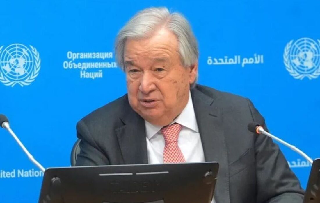 توصیه دبیرکل سازمان ملل به طرفین درگیر جنگ در خاورمیانه