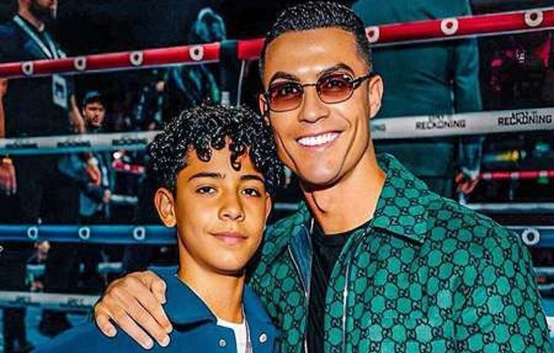 رونالدو با پسرش همبازی می‌شود؟