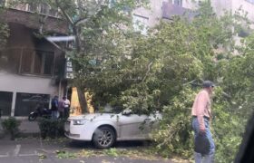 سرعت هولناک وزش باد در طوفان امروز تهران به ۹۰ کیلومتر بر ساعت رسید/ طوفان تا کی ادامه دارد؟