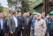 وزیر صمت از فولاد خوزستان بازدید کرد
