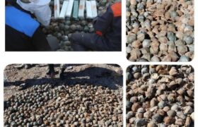 کشف و خنثی‌سازی ۹ هزار و پانصد بمبلت بجامانده از جنگ + عکس