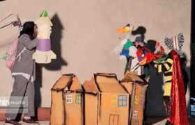 اجرای «زق زقو ۴۰۰ در آسمان ایران» در دزفول