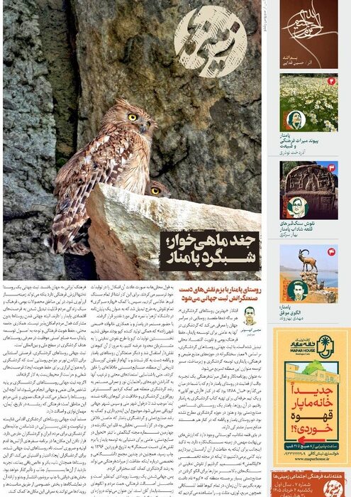 انتشار «زمینی‌ها» با رویکرد روستای گردشگری پامنار و جغد ماهی‌خوار