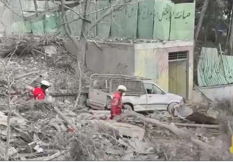 بازدید سفرای خارجی از آثار حمله آمریکا به سازمان منابع طبیعی ایران