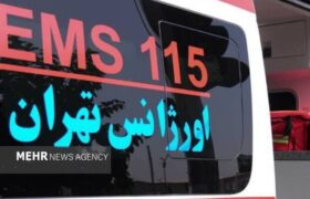 برخورد خودروی پراید با مانع در اتوبان الغدیر ۸ نفر مصدوم برجای گذاشت