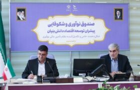 دیدار استاندار چهارمحال  وبختیاری با رئیس صندوق نوآوری وشکوفایی کشور /پیگیری برای تأمین مالی طرح‌های کلان و توسعه زیست‌بوم فناوری استان
