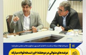 عرضه های متوالی در دو هفته اخیر؛ نسخه فولاد مبارکه برای پایداری تولید صنایع
