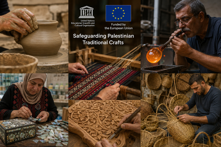 احیای هنرهای در حال فراموشی فلسطین با حمایت یونسکو/ از شیشهگری سنتی تا منبتکاری چوب زیتون