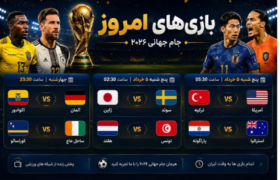 برنامه و زمان بازی‌های امروز جام جهانی/امشب کدام مدعیان حذف می‌شوند؟