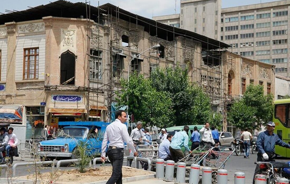 تصاویر کمیاب از خیابان ناصرخسرو و شمس‌العماره ۱۰۴ سال پیش+ عکس