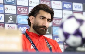 تصویر لگویی از علیرضا بیرانوند با اشاره به بسته بودن تنگه هرمز+ عکس