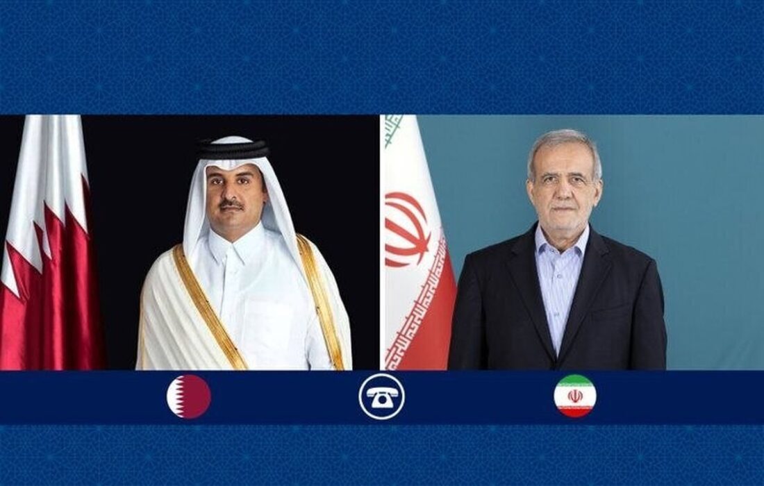 رایزنی تهران و دوحه درباره تحولات منطقه / تقدیر رئیس‌جمهور از نقش قطر در روند دیپلماسی