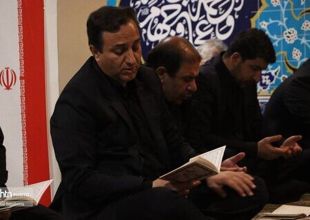 مراسم زیارت عاشورا در اداره کل میراث فرهنگی استان آذربایجان شرقی