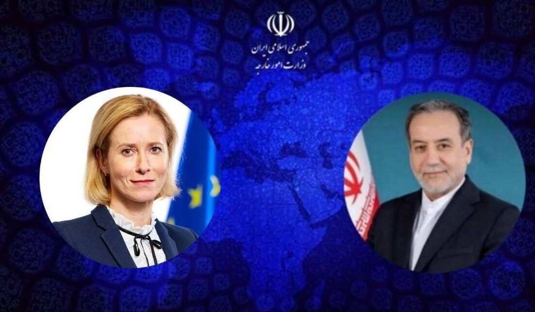 رایزنی تلفنی عراقچی با مسئول سیاست خارجی اتحادیه اروپا/ بررسی راه‌های کاهش تنش در منطقه