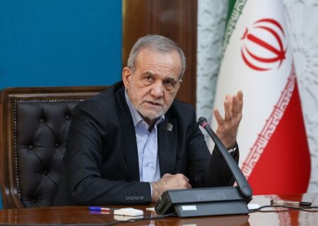 مسعود پزشکیان وارد نجف شد