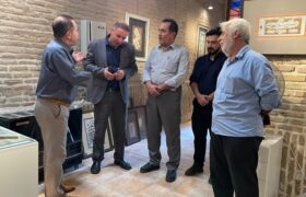 بازدید فرمانده یگان حفاظت میراث‌فرهنگی استان تهران از نمایشگاه خوشنویسی رباط کریم